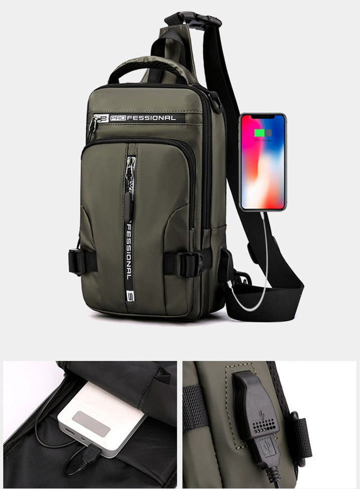 CityTrek Bag - Stylish Waterproof Oxford Crossbody Kalsten