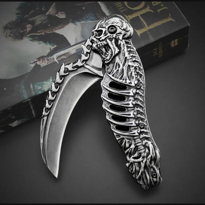 Tactical Nigh Skull Foldable Pocket Knife | Kalsten