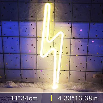 Led Lightning Neon Sign Wall Decor | Kalsten