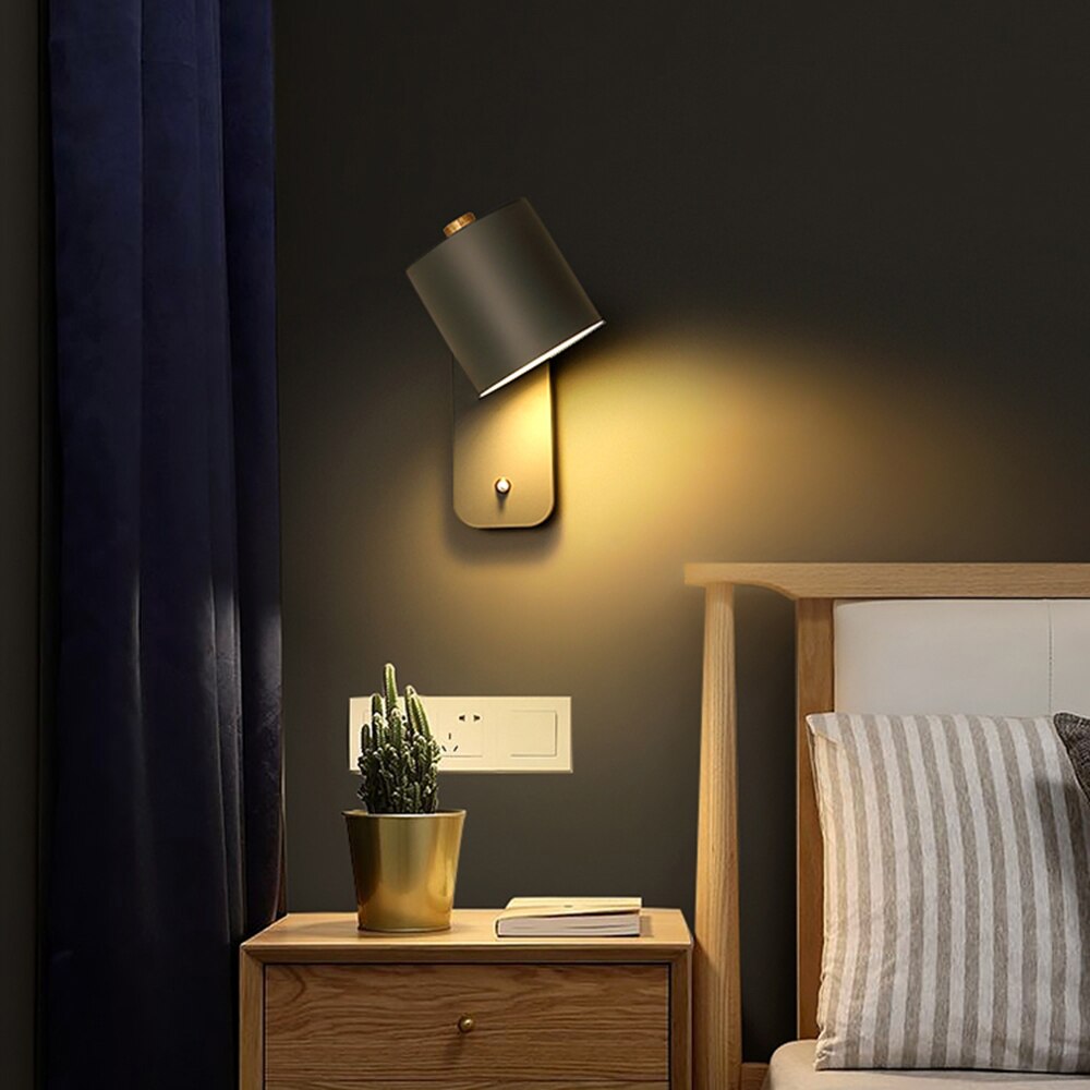 Modern LED Wall Lamps with Switch Indoor Home Decor Lights | Kalsten