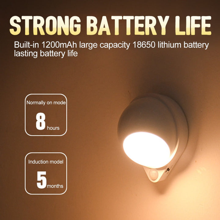 360 Rotating Water Drop Magnetic Night Lamp | Kalsten