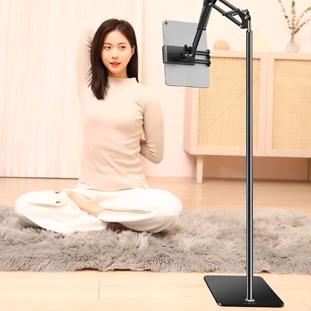 Floor stand for Tablet and Smartphone - Adjustable and stable solution | Brehn