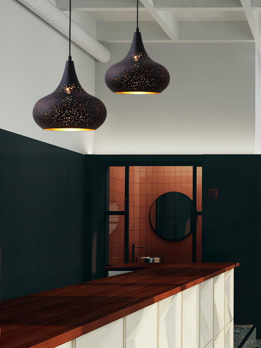 Hollow Industrial Ceiling light fitting Pendant Lamp | Kalsten