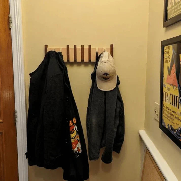Kalsten | Wooden Coat Rack For The Hall - HarmonyHook