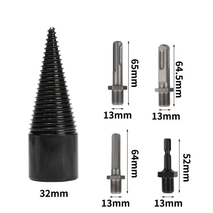 Kalsten | Wood splitting drill set – Energy-saving splitting with drill