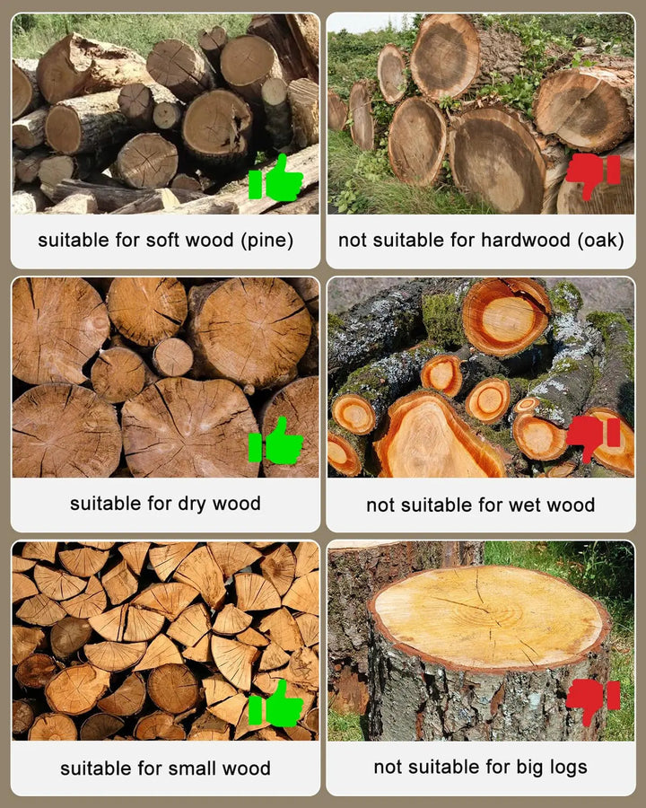 Kalsten | Wood splitting drill set – Energy-saving splitting with drill