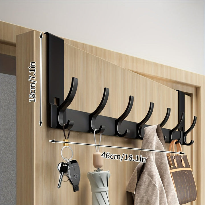 SlimLine Door Hook – Mounting System without Drilling made of Sturdy Aluminum | Kalsten