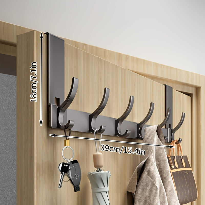 SlimLine Door Hook – Hanging System without Drilling made of Sturdy Aluminum | Kalsten