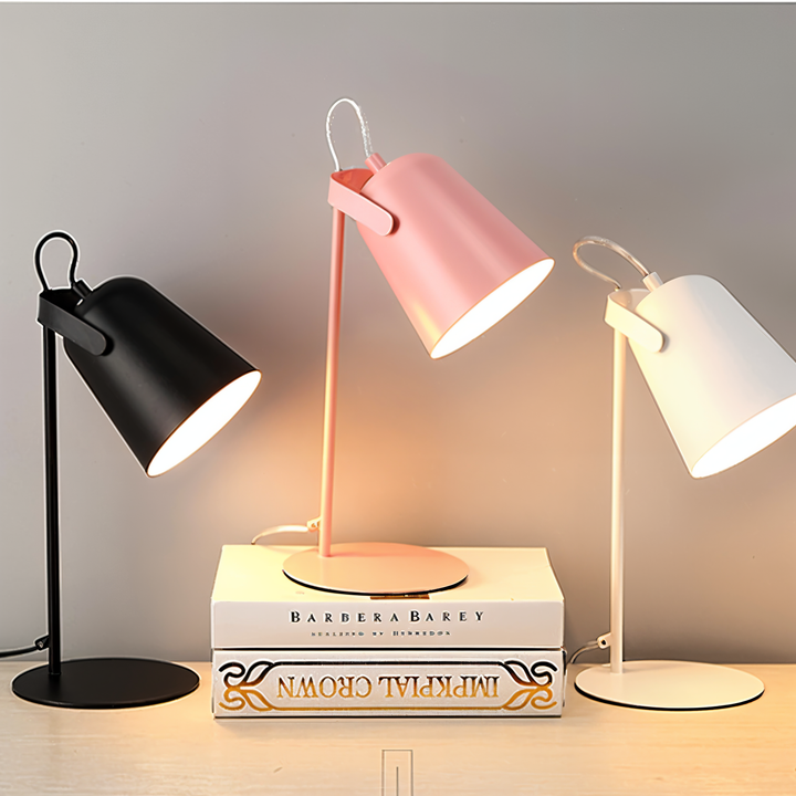 Macaron Table Lamp - Nordic Yellow Desk Lamp - Adjustable Lamp | Kalsten