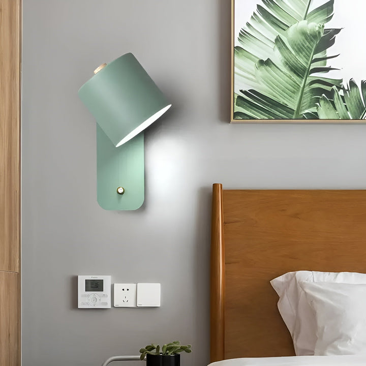 EasyPush WallLight - Rotatable Mini Cylinder LED Lamp | Kalsten