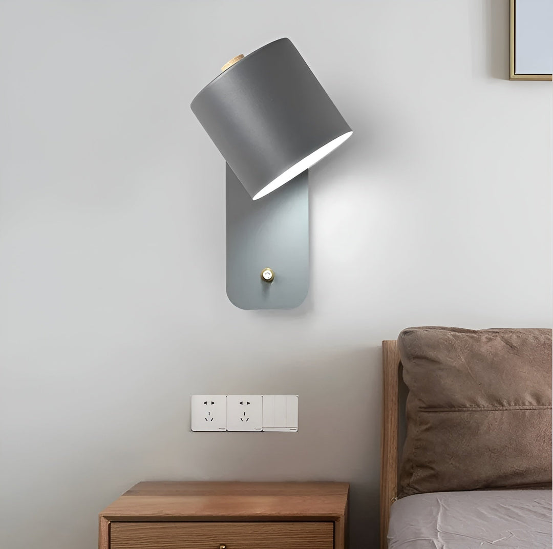 EasyPush WallLight - Rotatable Mini Cylinder LED Lamp | Kalsten