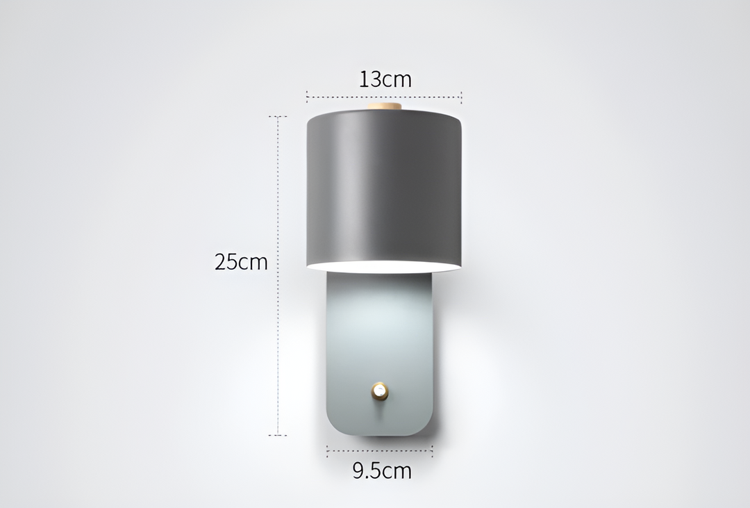 EasyPush WallLight - Rotatable Mini Cylinder LED Lamp | Kalsten
