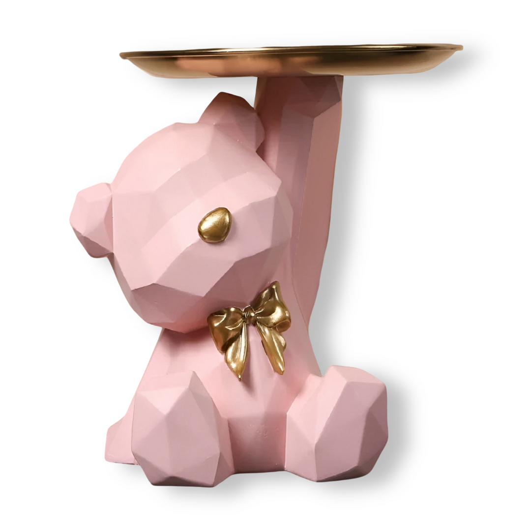 Kalsten | Decorative Geometric Tray In Bear Shape
