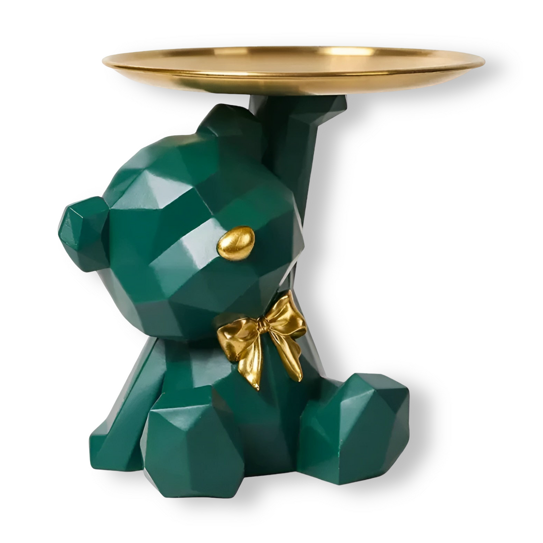 Kalsten | Decorative Geometric Tray In Bear Shape