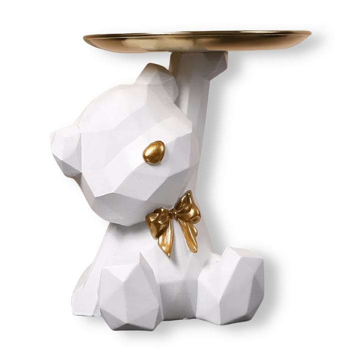Kalsten | Decorative Geometric Tray In Bear Shape