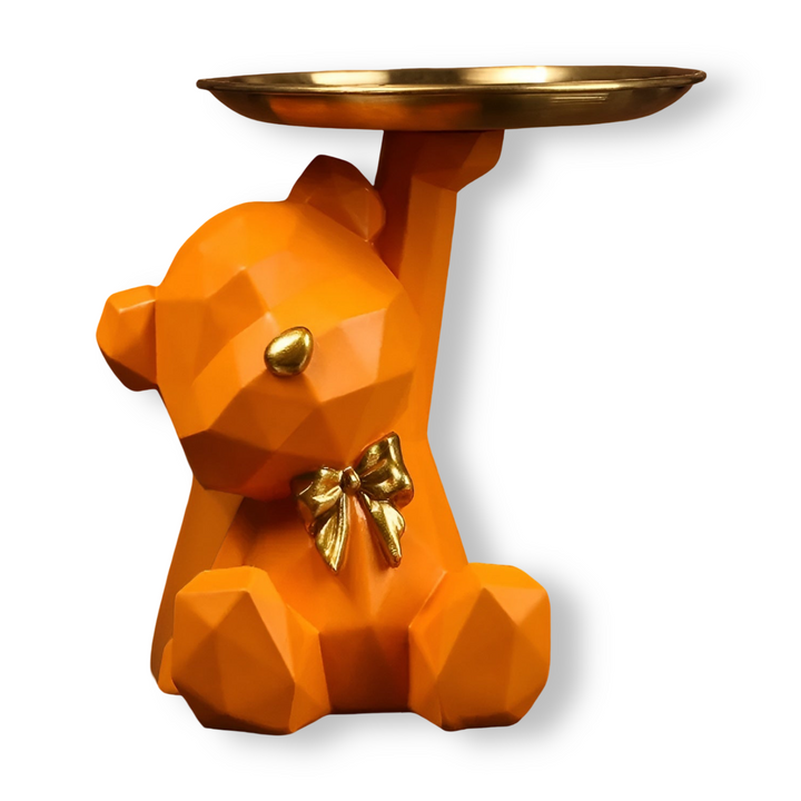 Kalsten | Decorative Geometric Tray In Bear Shape