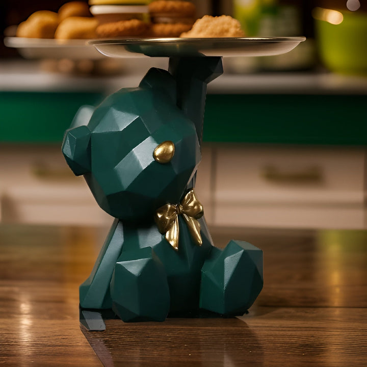 Kalsten | Decorative Geometric Tray In Bear Shape
