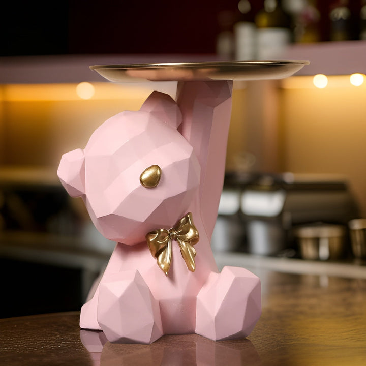 Kalsten | Decorative Geometric Tray In Bear Shape