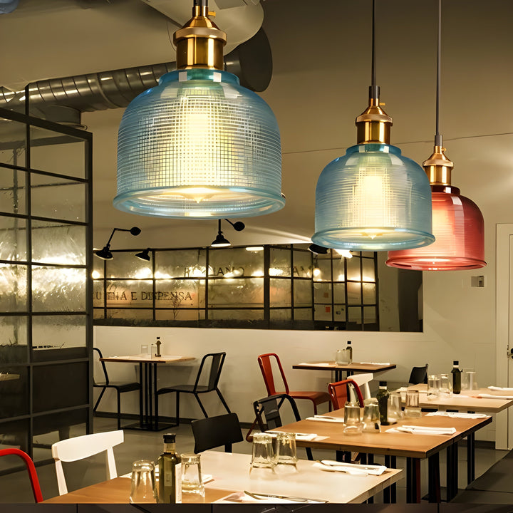 HeritageGlow Light - Glossy Vintage Bell Pendant Light | Kalsten