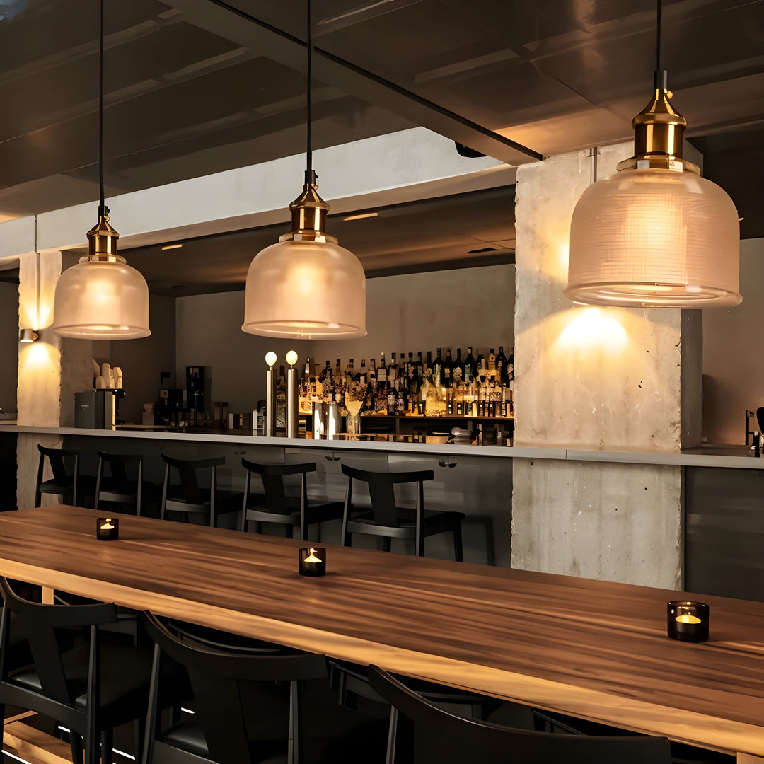 HeritageGlow Light - Glossy Vintage Bell Pendant Light | Kalsten