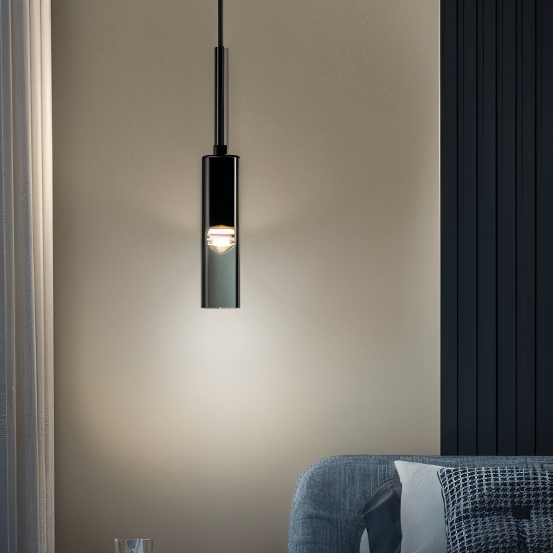 Minimalist Wall Lamp with Smoke Glass – Orvane | Kalsten