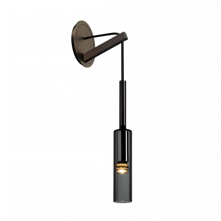 Minimalist Wall Lamp with Smoke Glass – Orvane | Kalsten