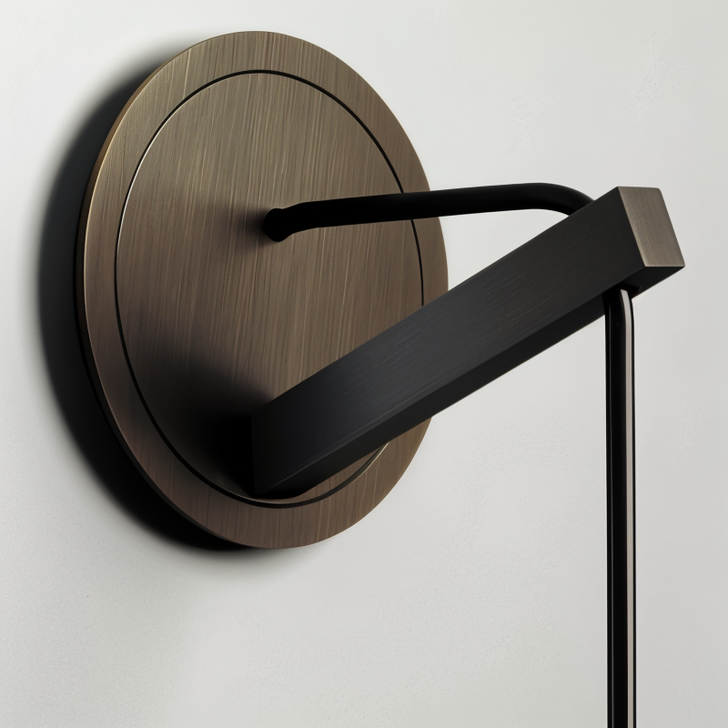 Minimalist Wall Lamp with Smoke Glass – Orvane | Kalsten