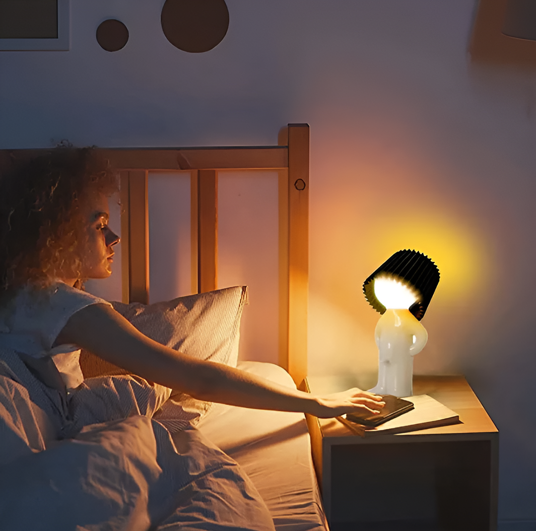 Table lamp - Creative little Shy Boy LED lamp | Kalsten