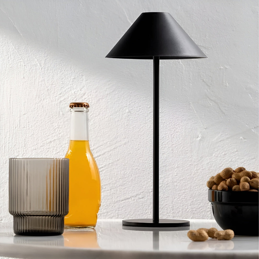 LumiLuxe - Dimmable Nordic Cone LED Table Lamp with Touch Control | Kalsten