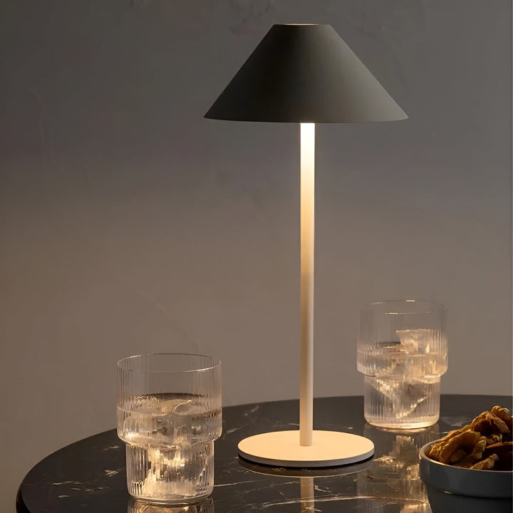 LumiLuxe - Dimmable Nordic Cone LED Table Lamp with Touch Control | Kalsten