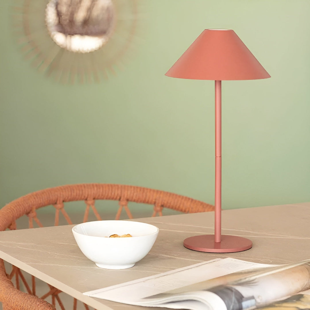 LumiLuxe - Dimmable Nordic Cone LED Table Lamp with Touch Control | Kalsten