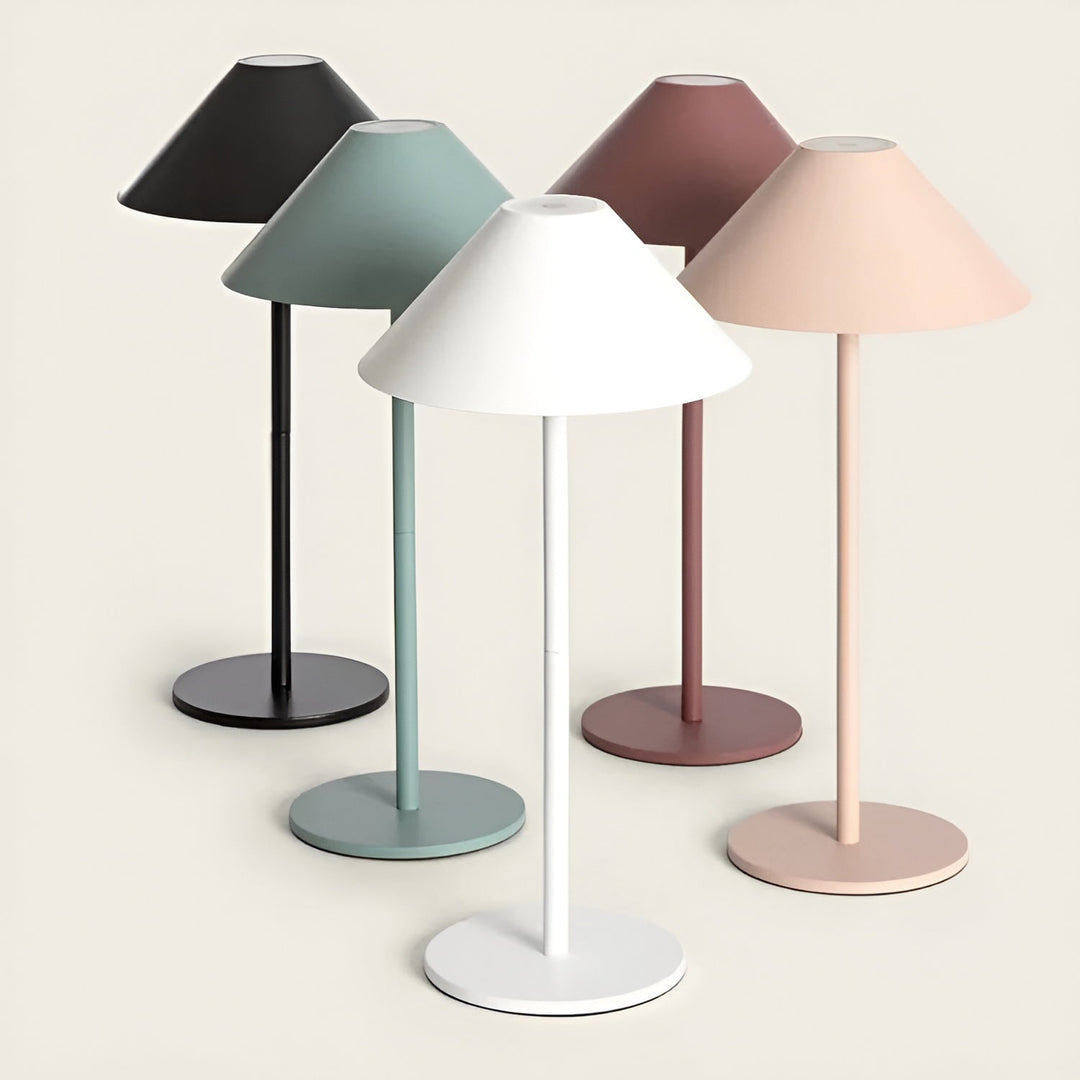 LumiLuxe - Dimmable Nordic Cone LED Table Lamp with Touch Control | Kalsten