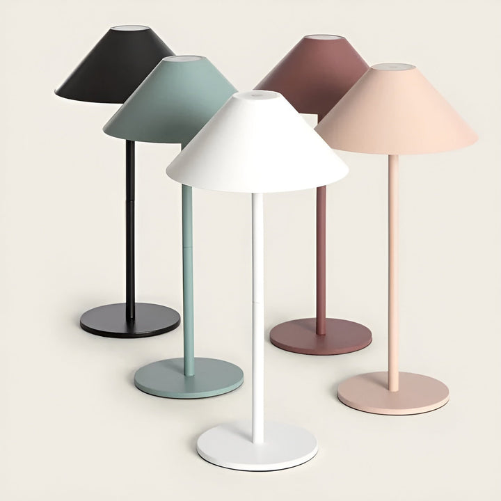 LumiLuxe - Dimmable Nordic Cone LED Table Lamp with Touch Control | Kalsten