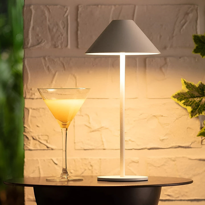 LumiLuxe - Dimmable Nordic Cone LED Table Lamp with Touch Control | Kalsten