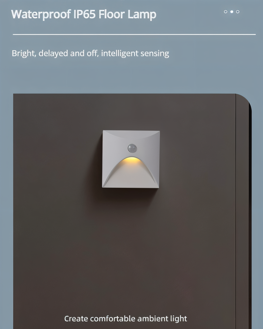 Kalsten | LuminiPath - Waterproof IP65 Wall Light - Indoor and Outdoor Wall Light - Motion Sensor Wall Light LED