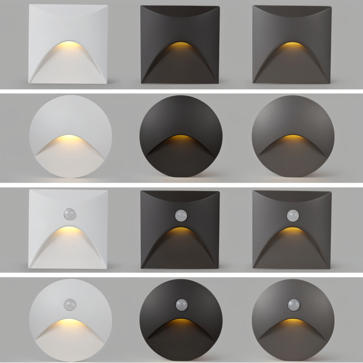 Kalsten | LuminiPath - Waterproof IP65 Wall Light - Indoor and Outdoor Wall Light - Motion Sensor Wall Light LED
