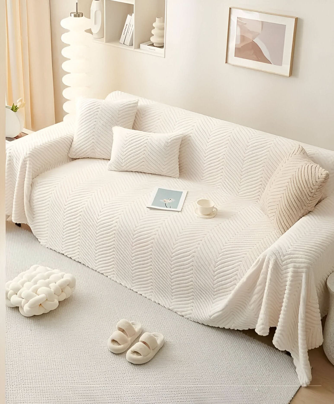 Kalsten | LuxuraWrap Sofa Cover – Non‑Slip Pet‑Friendly Couch Protector