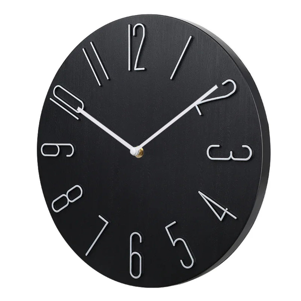Silencio Modern Silent Wall Clock – Minimalist Design with Quartz Movement | Kalsten