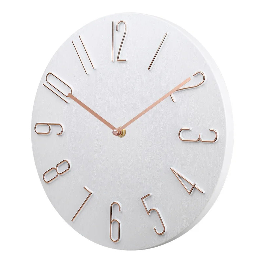 Silencio Modern Silent Wall Clock – Minimalist Design with Quartz Movement | Kalsten
