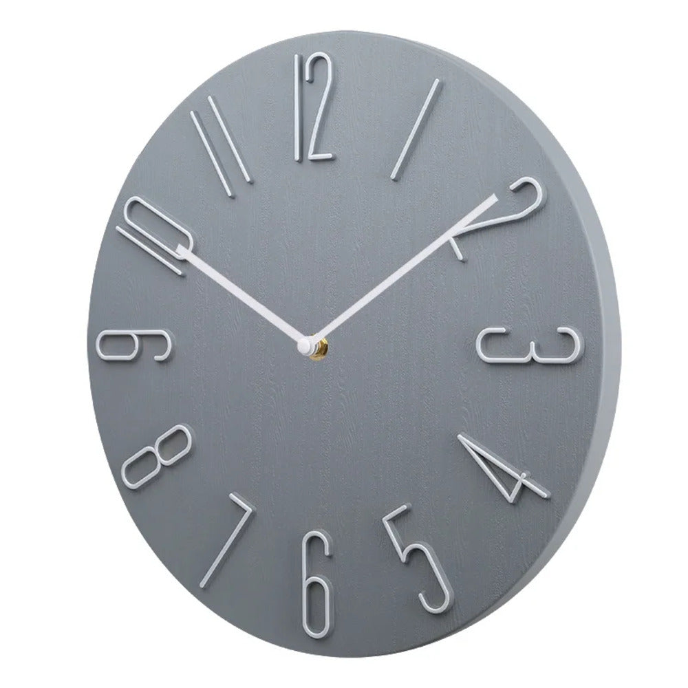 Kalsten | Silencio Modern Silent Wall Clock – Minimalist Design with Quartz Movement