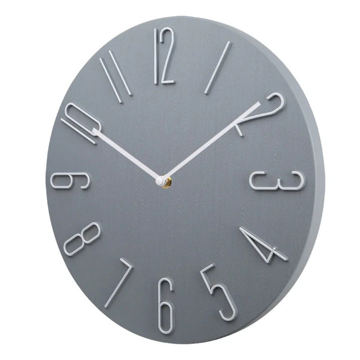 Silencio Modern Silent Wall Clock – Minimalist Design with Quartz Movement | Kalsten