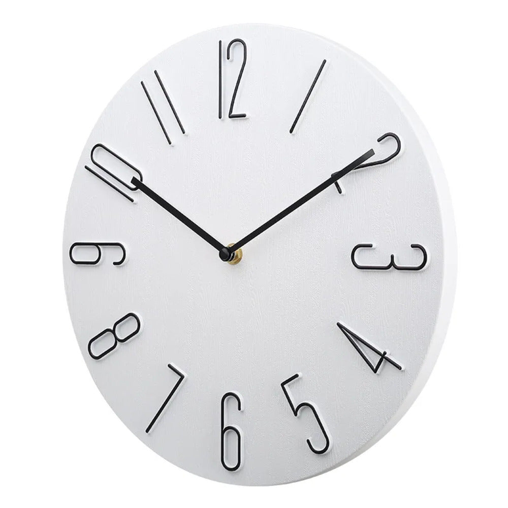 Kalsten | Silencio Modern Silent Wall Clock – Minimalist Design with Quartz Movement