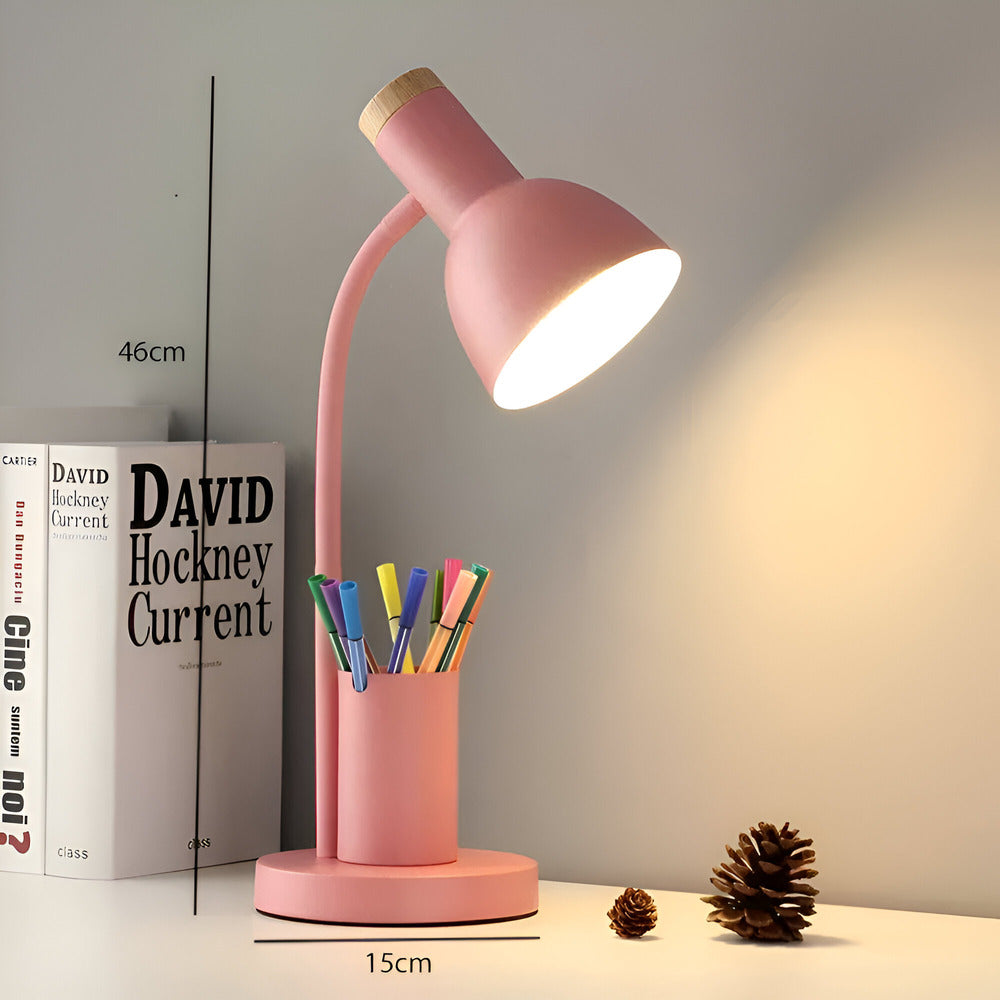 Modern LED Table Lamp with Pen Holder | Kalsten