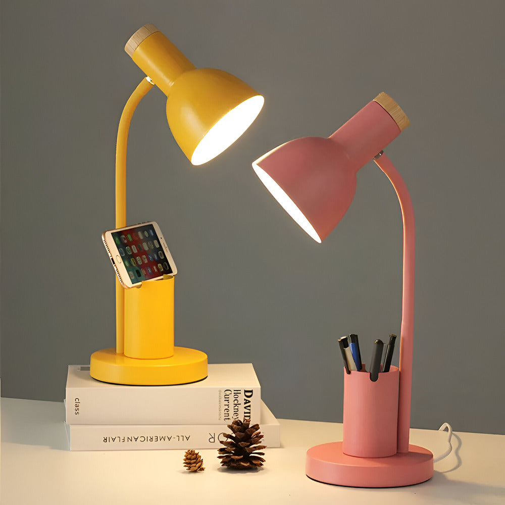 Modern LED Table Lamp with Pen Holder | Kalsten