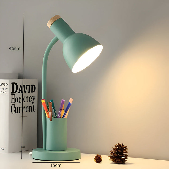 Modern LED Table Lamp with Pen Holder | Kalsten