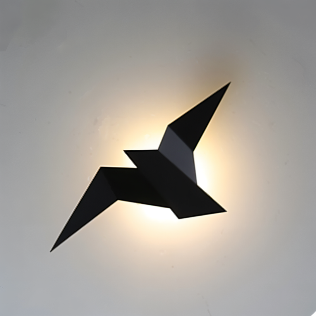 OriTori Wall Light - Geometric Origami Bird Wall Light - Japanese Style Wall Light Design | Kalsten