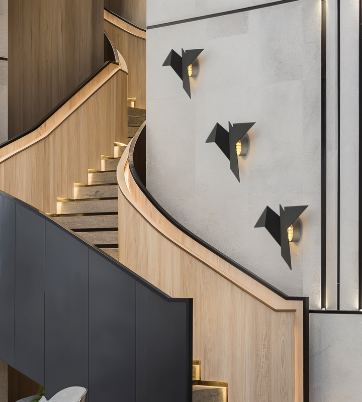 OriTori Wall Light - Geometric Origami Bird Wall Light - Japanese Style Wall Light Design | Kalsten