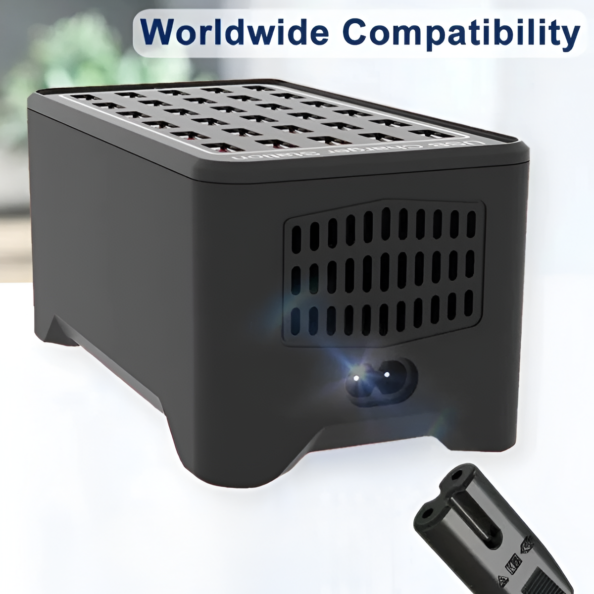 Skanto | PowerPort Pro 30 - Universal Multi-USB Charging Station with 30 Ports