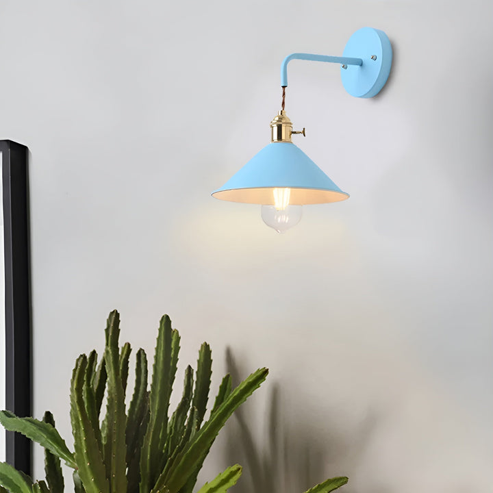 Retro Cone Wall Lamp – Vintage-Inspired Design