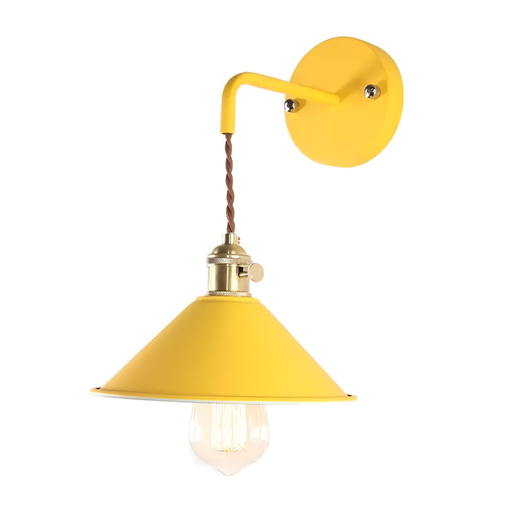 Retro Cone Wall Lamp – Vintage-Inspired Design